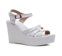 HNVAVQ Sandales Plateforme Femme Compensées, Bride Cheville Chaussures Bout Ouvert pour Vacances Quotidien Mariage,6/8 / 10/11.5cm