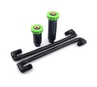 HNVBDOPAE Raccord D'Arrosage Escamotable En Plastique, 1/2 Pouce, 90-360 Degrés, Réglable, 10 Pièces/Lot, Tête D'Arrosage Pivotante, Pour Serrericole, Irrigation de Jardin/Court 180 Degrés