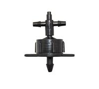 HNVBDOPAE Raccord D'Arrosage Par Pulvérisation, Irrigation Goutte-À-Goutte 2 L, 4 L, 8 L, 4 Voies, Adaptateur de Flèche, Séparateur D'Eau Croisé À 3 Voies, Joint Cannelé 1/8, Lot de 50/4L 2 Voies