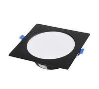 HNVBDOPAE Spot Led Encastré Carré Moderne 5/12/18 W, Éclairage Décoratif Commercial, Panneau de Plafond Intégré À Économie D'Énergie, Très Lumineux, Pour Intérieur, Lumière Noire Et Blanche, 5 W/Lumiè