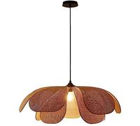 HNVBDOPAE Suspension En Rotin D'Asie Du Sud-Est, Abat-Jour Décoratif En Tissage Fait Main, Lustre de Plafond Décoratif Pour Cuisine, Îlot, Salon, Salle À Manger