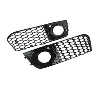 HNVCYT Voiture Antibrouillard Cache Voiture Avant Pare Chocs Feu Antibrouillard Grilles Alvéolée Maillage Feu Antibrouillard Cadre Cache Pour Audi A4 B8 2009-2012 8KD807681 8KD807682