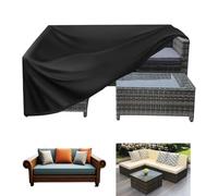 HNYDM Heavy Duty 600D Tissu Oxford Housse pour Salons de Jardin, 135x90x70cm/LxWxH Bâche de Meubles de Jardin Imperméable, Housse de Protection de Table d'extérieur résistant aux intempéries