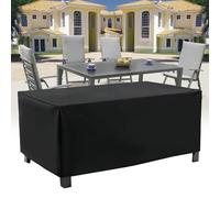 HNYDM Housse Salon de Jardin Exterieur, 100x65x65cm/LxWxH 600D Oxford Bâche Table de Jardin, Imperméable pour Meubles Jardin et Hivernage Mobilier Salon de Jardin
