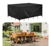 HNYDM Housse Salon de Jardin Exterieur, 90x40x75cm/LxWxH 600D Oxford Housse de Table de Jardin Imperméable Bache de Protection Exterieur Table avec Cordon Anti-UV Résistant Au Froid Coupe-Vent