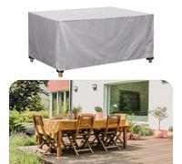 HNYDM Housses pour Mobilier de Jardin 110x50x90cm/LxWxH Housse de Table Jardin Rectangulaire, Couverture de Protection Meubles Bâche Salon de Jardin Imperméable Anti-UV, Bache Table Exterieur
