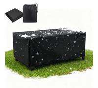HNYDM Imperméable Housse Mobilier Jardin 160x102x72cm/LxWxH Housse Salon de Jardin Exterieur, 600D Tissu Oxford Bache Table Exterieur, Bache Protection pour Meubles Anti-UV Coupe-Vent avec Corde
