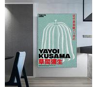 Hnyjyfa Art mural citrouille Yayoi Kusama Poster Japon obsessionnel artiste peinture abstraite sans fil Point affiche à pois reine chambre Decoration 0302356