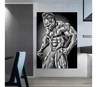 Hnyjyfa Kai Greene Muscle Man Musculation Poster Affiche d'entraînement Decoration salle sport à domicile Homme Exercice Citation Motivationnelle artistiques Art mural inspirant Gym 0317316