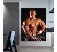 Hnyjyfa Kevin Levrone Affiche Homme muscle musculation entraînement Decoration salle sport domicile Exercice Citation Motivationnelle artistiques inspirante gym art mural 0318387