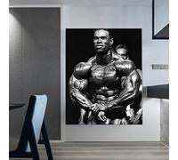 Hnyjyfa Kevin Levrone Affiche Homme muscle musculation entraînement Decoration salle sport domicile Exercice Citation Motivationnelle artistiques inspirante gym art mural 0318384