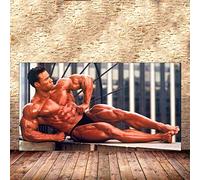 Hnyjyfa Kevin Levrone Affiche Homme muscle musculation entraînement Decoration salle sport domicile Exercice Citation Motivationnelle artistiques inspirante gym art mural 0318191
