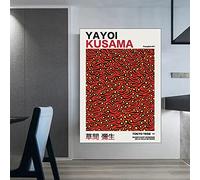 Hnyjyfa Polka Dot Queen Art Tirages Yayoi Kusama Exposition Affiche Japon Obsessive Artiste Peinture Abstraite Murale Infinity Nets Oeuvre Moderne Salon Decoration 0228377