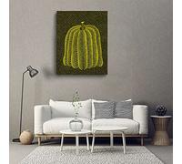 Hnyjyfa Yayoi Kusama Poster Animal Fleur Champignons Citrouille Affiche Polka Dot Queen Art Tirages Japon Obsessive Artiste Peinture Abstraite Murale Sans Fil Point Chambre Decoration 0307102