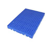 HNZHUXUE Bac de Rétention Pour Seau de Peinture Industriel - Palette D'Expédition Légère En Plastique Pet Avec Fermeture À Pression - Solution Durable de Protection Des Sols/Blue-5 Pcs/100*80*10Cm