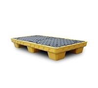 HNZHUXUE Bacfuite Pour Seau de Peinture Industriel - Lot de 5, Plateforme Antidérapante Avec Drain, Idéal Pour Contenir Les Fûts Et Prévenir Les Déversements/Yellow-5 Pack/49.2 * 25.6 * 6.7In