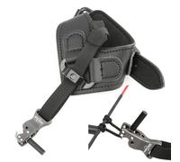 HNZMDY Aide de déclic réglable pour tir à l’Arc, déclic à mâchoires en Alliage d’Aluminium avec Bracelet Poignet - Accessoire d’entraînement Indispensable pour arcs à poulies