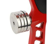 HNZMDY Ensemble de contrepoids stabilisateur BareBow pour tir à l'arc, Poids réglable en Acier Inoxydable pour arcs recourbés, composés et de Chasse (Argent)