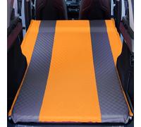 HNZZT Matelas Gonflable Auto pour Skoda Scala/Kamiq/Karoq/Kodiaq/Kodiaq GT 2017-2025, Gonflage Automatique Confort Voyages Stockage Facile et Léger Matelas Auto,OrangeGray
