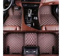 HNZZT Tapis de Sol Voiture pour Mercedes-Benz Classe ML (W164) 2005 2006 2007 2008 2009 2010 2011, Toutes Les Intempéries Imperméable Antidérapant Cuir Tapis de Voiture,Brownbeige