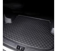 HNZZT Voiture Tapis Coffre pour Porsche Panamera 2017 2018 2019 2020 2021 2022 2023, Tout Nouveau Tapis de Coffre de Rangement Arrière en Cuir Résistant à l'usure,Black