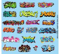 HO 1/87 Decals Graffiti pour model railways Decal Ferromodélisme TBD1106