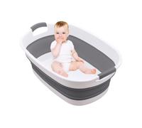 Ho - Baignoire portable pliable pour tout-petits - Avec bouchon de vidange d'eau - Pour la maison, les voyages