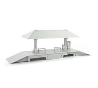 HO Échelle 1:87 Plate-forme de gare miniature pour modélisme ferroviaire ZTHO01 (non peinte)