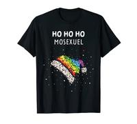 Ho Ho Ho Gay Casquette de Nicolas arc-en-ciel LGBTQ Pride T-Shirt