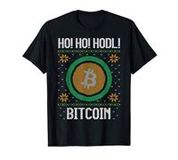 Ho Ho HODL Bitcoin - Fun Bitcoin Cryptocurrency Gear T-Shirt