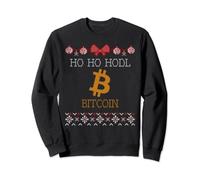 HO HO HODL Bitcoin Pull Père Noël Sweatshirt