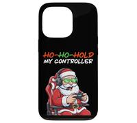 Ho Ho Hold My Controller Père Noël Amusant Gamer Noël Coque pour iPhone 13 Pro