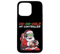 Ho Ho Hold My Controller Père Noël Amusant Gamer Noël Coque pour iPhone 15 Pro Max