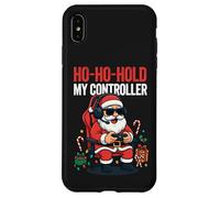 Ho Ho Hold My Controller Père Noël Amusant Gamer Noël Coque pour iPhone XS Max