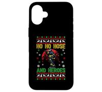 Ho Ho Hose And Heroes, pompier et pompier, Noël Coque pour iPhone 16 Plus
