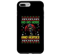 Ho Ho Hose And Heroes, pompier et pompier, Noël Coque pour iPhone 7 Plus/8 Plus