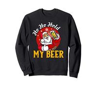 Ho Ho Tenez Ma Bière, Sarcastique Santa Bad Noël Sweatshirt