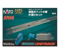 HO HV4 Interchange Track Set w/#6 Remote Turnout [Toy] (japan import)