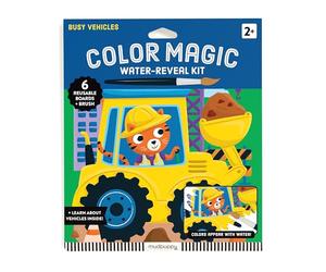 Ho, Jannie - Busy Vehicles Color Magic Water-Reveal Kit