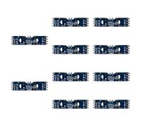 HO Kit de mise à niveau de carte de circuit imprimé de train à l'échelle 8 broches DCC pour locomotives électriques modèles de train Accessoires 7,2 x 1,8 cm - 10 pièces