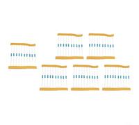 HO Lot de 50 résistances de lumière de chemin de fer pour lampes LED CC 12-16 V CA 6,5 cm