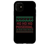 Ho Mosexual Gay Pride Arbre de Noël Moche Famille LGBT Coque pour iPhone 11