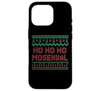 Ho Mosexual Gay Pride Arbre de Noël Moche Famille LGBT Coque pour iPhone 16 Pro
