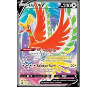 Ho-oh V 187/195 - Tempête argentée - Art complet - Carte Pokemon ultra rare - Holo Foil