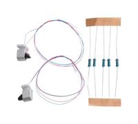 HO Scale Searchlight Signal Nain Ground Light avec couleurs rouges et vertes pour chemins de fer