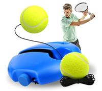 HO-SFSM Kit d'entraînement de Tennis, avec 2 balles rebondissantes, Outil de Formation de Tennis pour l'extérieur, dans Le Jardin, dans Le Parc pour Enfants et Adultes