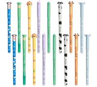 HO-SFSM Lot de 16 stylos à bille effaçables, stylos effaçables, avec encre thermosensible effaçable, pour enfants, étudiants, école, bureau