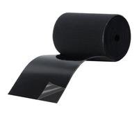 HO-SFSM Ruban de réparation pour tissus, patchs autocollants pour tissus, patchs de réparation en nylon, pour canapés, sièges de voiture, vestes, meubles, noir