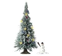 Busch Sapin de Noël éclairé – Busch 5409 – LED avec bonhomme de neige HO 1:87