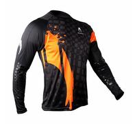 HO Soccer Adikt Pro Orange Blast Maillot de Gardien de But à Manches Longues avec Rembourrage pour faciliter Le contrôle du Ballon Unisexe Adulte Orange/Noir XXL